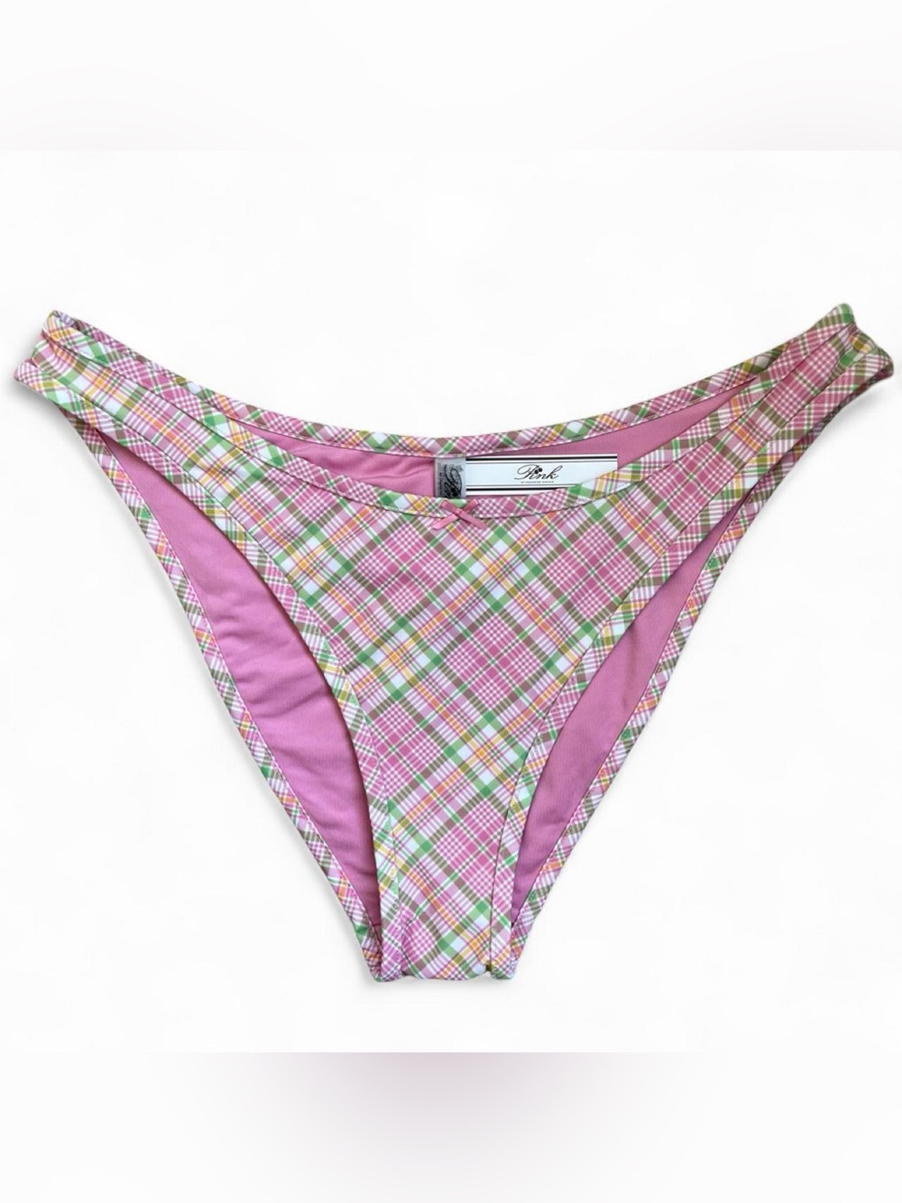 Victoria’s Secret PINK x Frankie’s Bikinis bikini bottom with satin bow